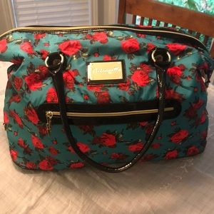 Betsy Johnson Betsyville Twinkle Toes overnight bag